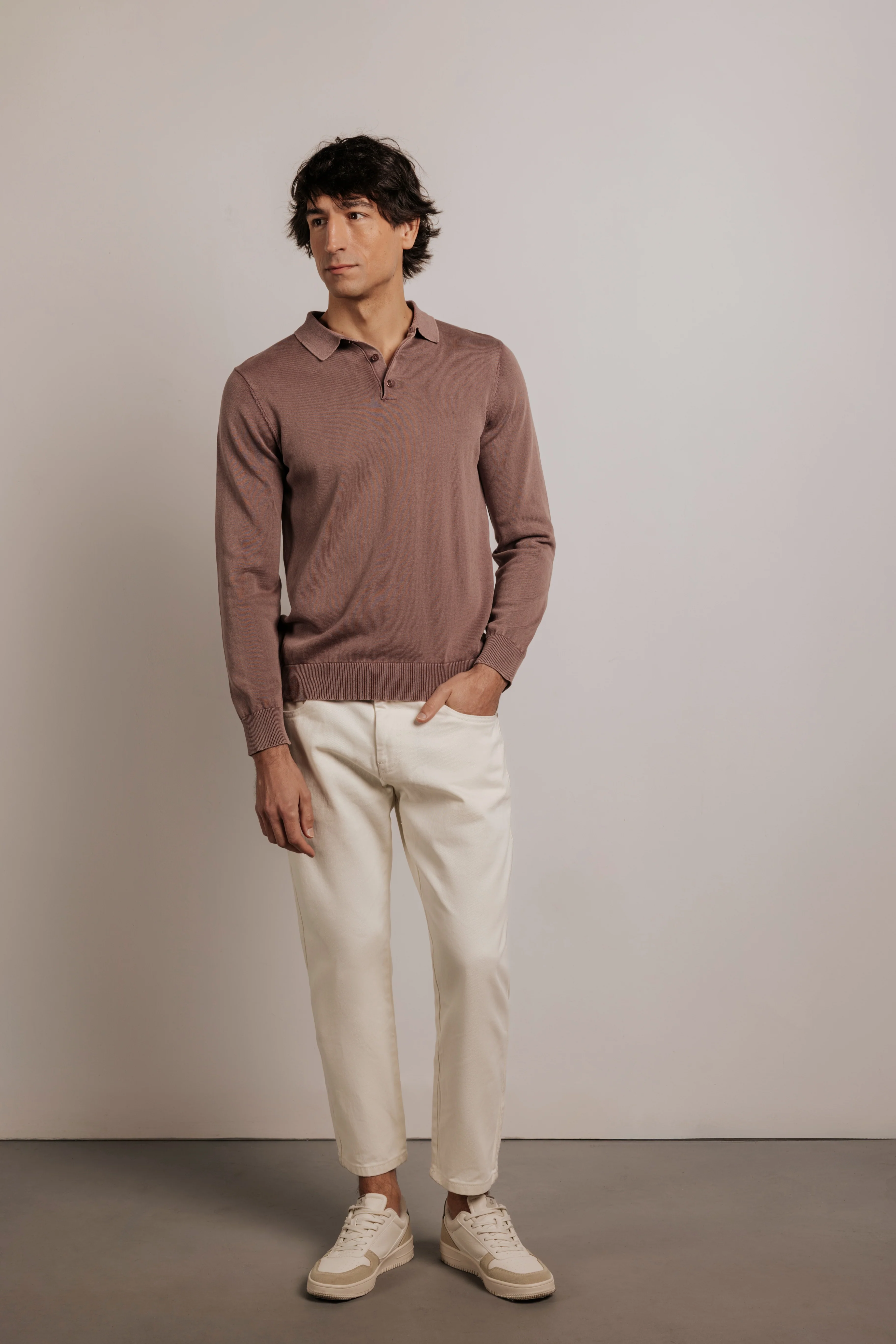 Polo algodón efecto desgastado - Image 5